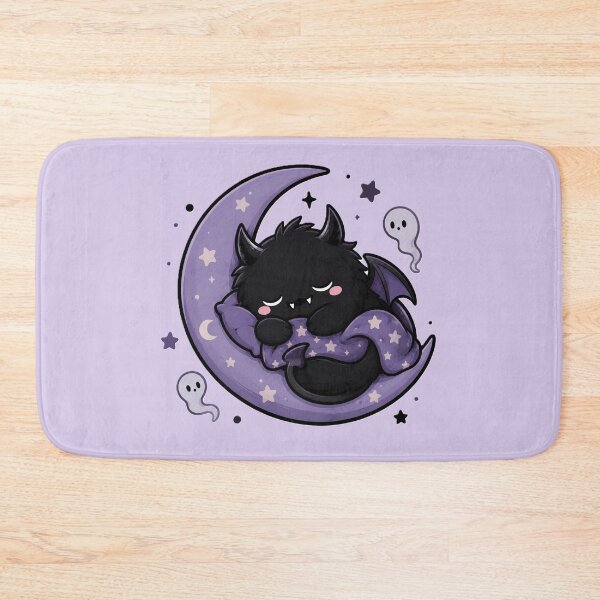 Item preview, Sleeping Cute Demon on Crescent Moon designed and sold by House of Rein.
