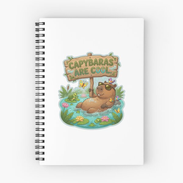 Item preview, Capybaras Are Cool Funny Animal Sticker designed and sold by Imaginarium of Chaos falcon88 .