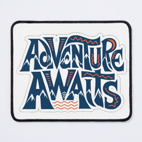 Item preview, Adventure Awaits sticker designed and sold by inkfusionhub99.