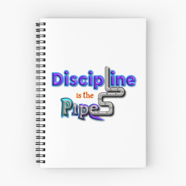 Item preview, Discipline is the PipeLine, Original Typography Streetwear designed and sold by T2T-ees.