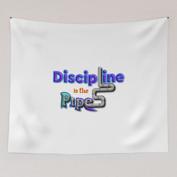 Item preview, Discipline is the PipeLine, Original Typography Streetwear designed and sold by T2T-ees.