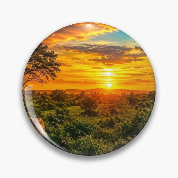 Item preview, African Wildlife Sunset Nature designed and sold by Aniekan Ekong.