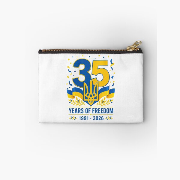 Item preview, Ukraine 35 Years of Freedom 1991-2026 Tryzub Independence Anniversary designed and sold by ML-Media.
