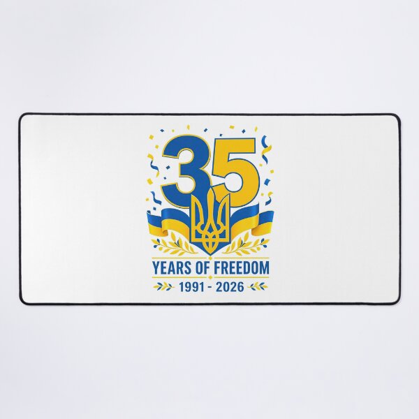 Item preview, Ukraine 35 Years of Freedom 1991-2026 Tryzub Independence Anniversary designed and sold by ML-Media.