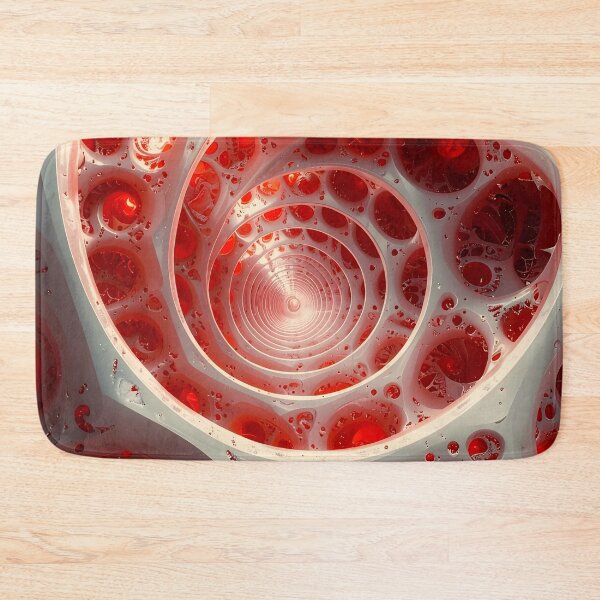 Item preview, Spiral Vortex with Red Spheres  designed and sold by Vicky Brago-Mitchell®.