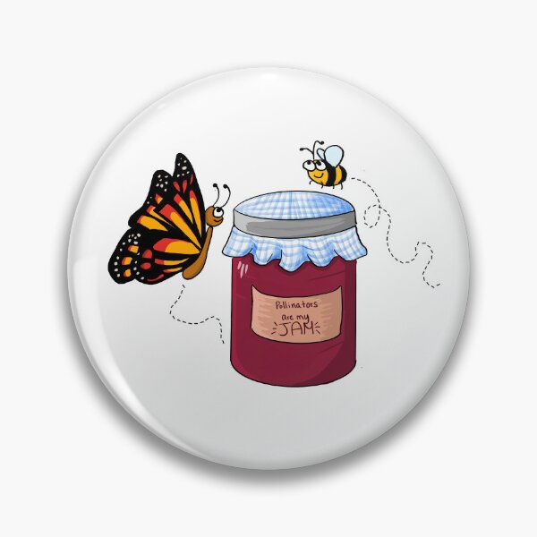 Item preview, Pollinators are My Jam! designed and sold by Chaotic-Koala.
