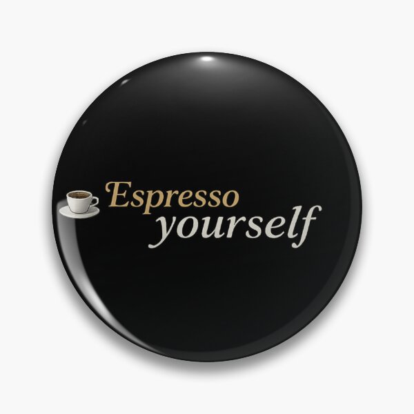 Item preview, Espresso Yourself Funny Coffee Lover Minimal Typography T-Shirt Gift designed and sold by Line-Mood1⭐️⭐️⭐️⭐️⭐️.