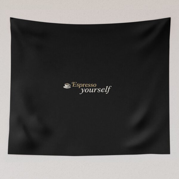 Item preview, Espresso Yourself Funny Coffee Lover Minimal Typography T-Shirt Gift designed and sold by Final Chance Designs⭐️⭐️⭐️⭐️⭐️.