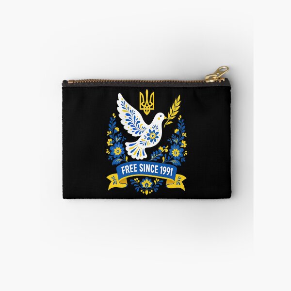 Item preview, Ukraine Free Since 1991 Dove and Tryzub Ukrainian Folk Art designed and sold by ML-Media.