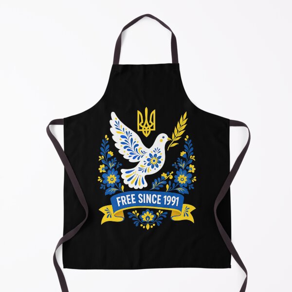 Item preview, Ukraine Free Since 1991 Dove and Tryzub Ukrainian Folk Art designed and sold by ML-Media.