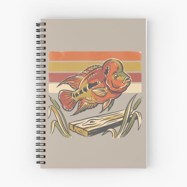 Item preview, Vintage Flowerhorn Cichlid Autumn Sunset designed and sold by MythicCotton.