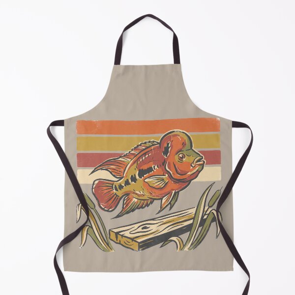 Item preview, Vintage Flowerhorn Cichlid Autumn Sunset designed and sold by MythicCotton.