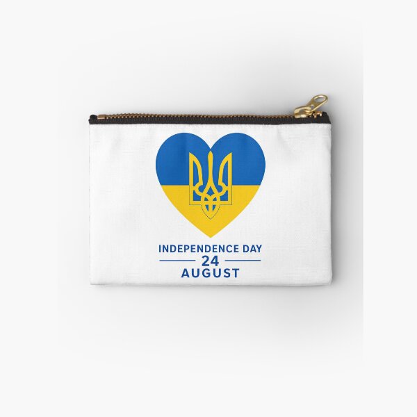 Item preview, Ukraine Independence Day Heart Tryzub August 24 designed and sold by ML-Media.