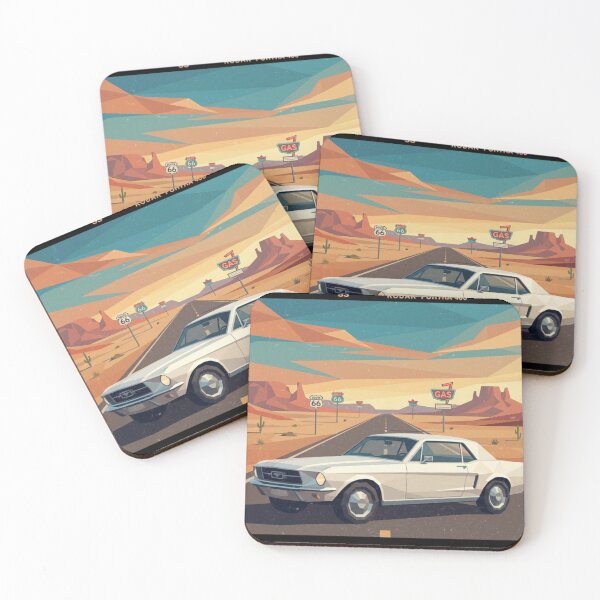 Item preview, Classic Ford Mustang Route 66 Polygon designed and sold by Dimensionality.