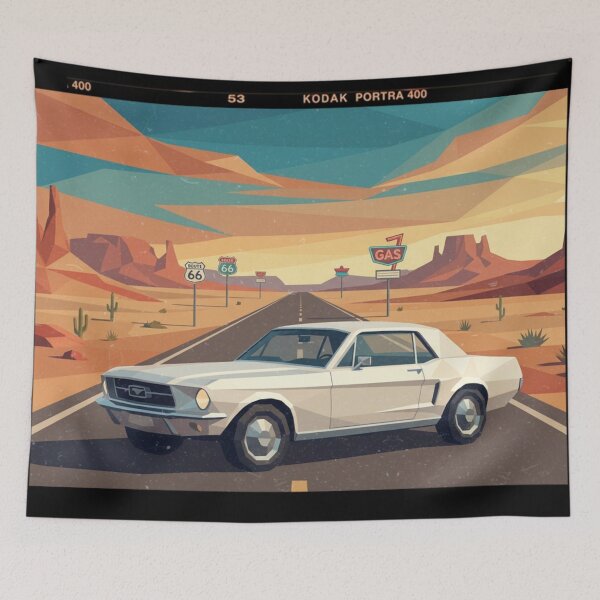 Item preview, Classic Ford Mustang Route 66 Polygon designed and sold by Dimensionality.