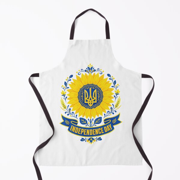 Item preview, Ukraine Independence Day Sunflower Tryzub Floral Emblem designed and sold by ML-Media.