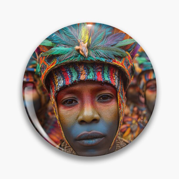 Item preview, Vibrant Cultural Celebration with Feathered Costumes designed and sold by Artessie.