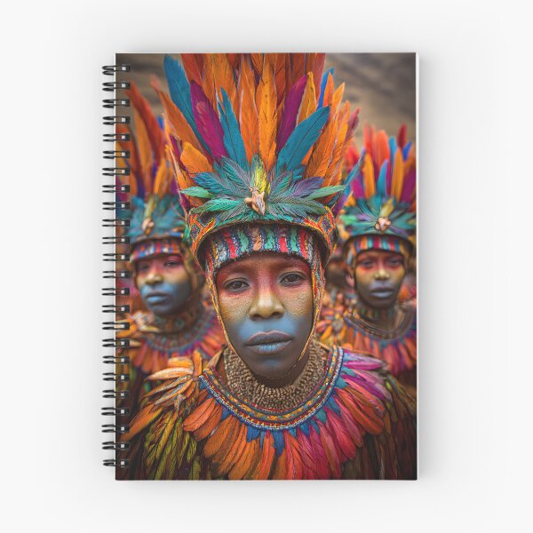 Item preview, Vibrant Cultural Celebration with Feathered Costumes designed and sold by Artessie.
