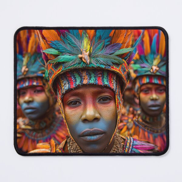 Item preview, Vibrant Cultural Celebration with Feathered Costumes designed and sold by Artessie.