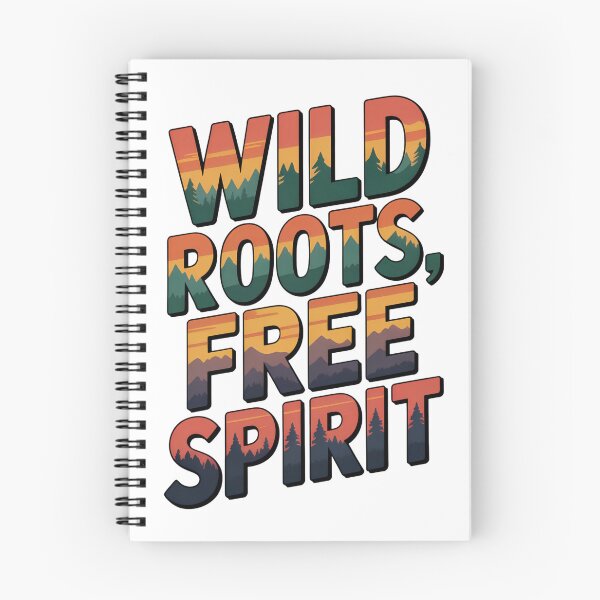 Item preview, Wild Roots Free Spirit – Nature Lover Boho Typography T-Shirt designed and sold by KRStyleClub.
