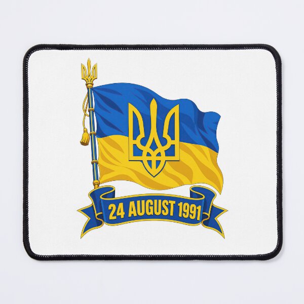Item preview, Ukraine Independence Day Flag and Tryzub 24 August 1991 designed and sold by ML-Media.