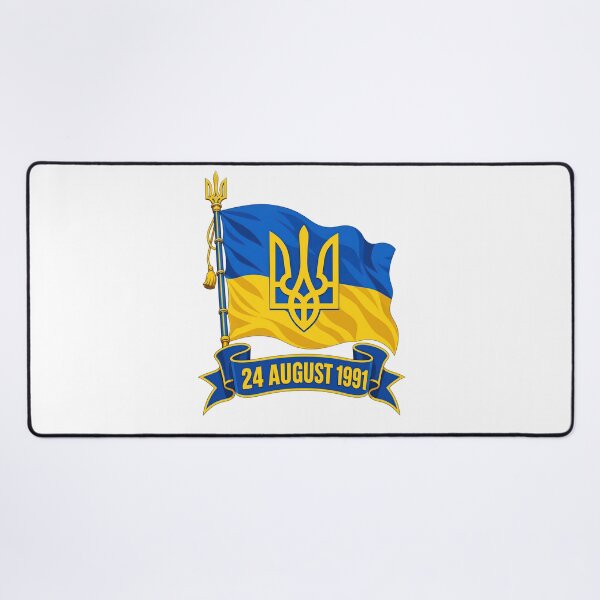 Item preview, Ukraine Independence Day Flag and Tryzub 24 August 1991 designed and sold by ML-Media.