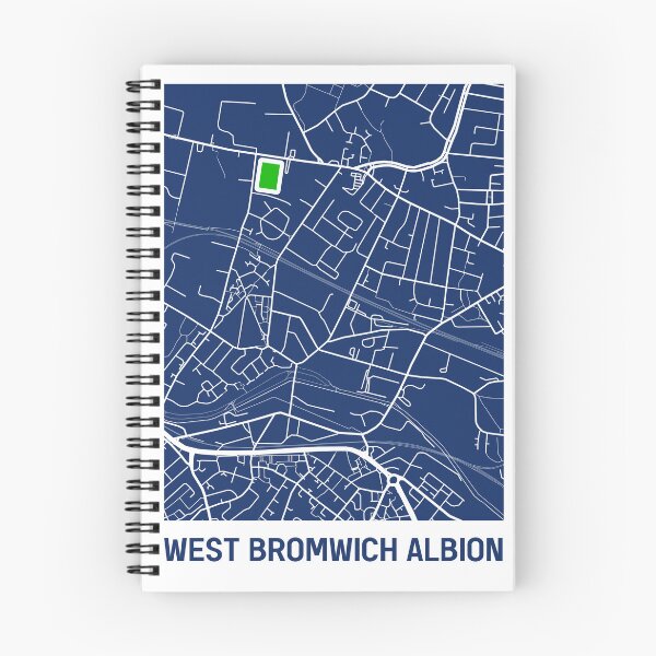 Item preview, West Bromwich Albion map designed and sold by Hollymphoto.