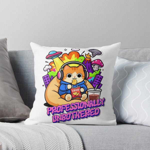 Item preview, Professionally Unbothered Cozy Cat Chaos designed and sold by Randomnessy.