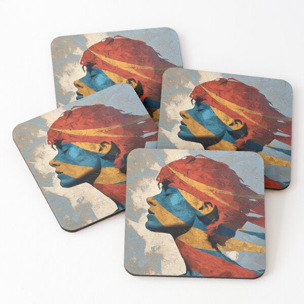 Item preview, Abstract Human Silhouette Fading Into Ribbons designed and sold by RossignolStudio.