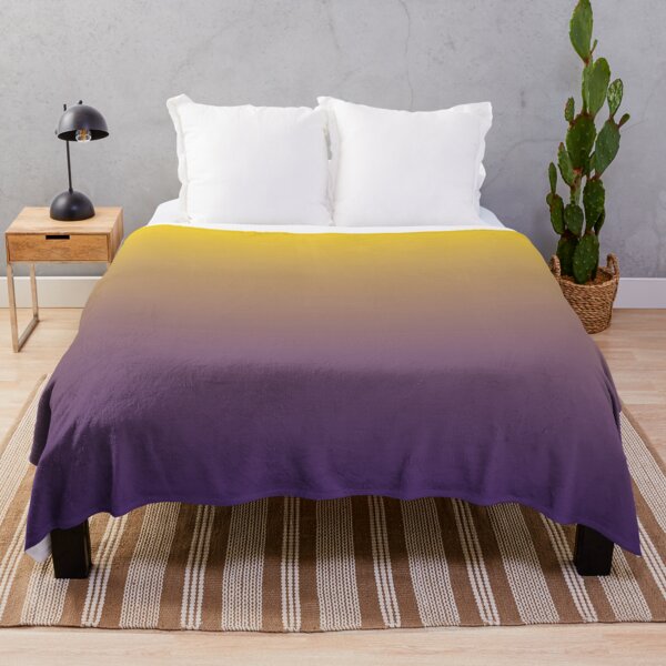 Item preview, Retro Canary Yellow and Purple Gradient designed and sold by BetweenForms.