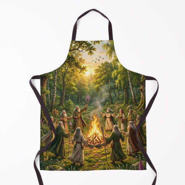 Item preview, Circle of Druids - Ritual of light in the heart of the forest designed and sold by NeyhineAngelionShop.
