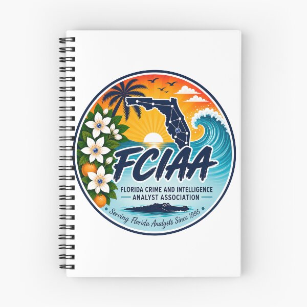 Aperçu de l'œuvre Association des analystes criminels et du renseignement de Floride (zone tropicale) créée et vendue par Florida Crime and Intelligence Analyst Assocation.