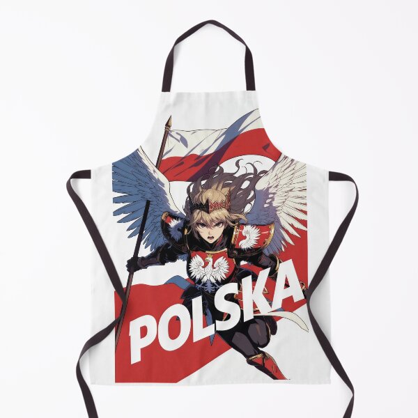 Item preview, Polska Anime Winged Warrior Polish Eagle Flag Manga designed and sold by Amber Sky Creations.
