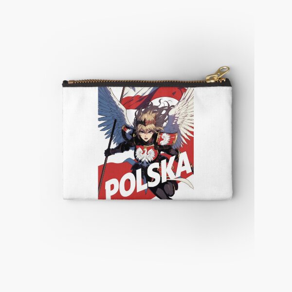 Item preview, Polska Anime Winged Warrior Polish Eagle Flag Manga designed and sold by Amber Sky Creations.
