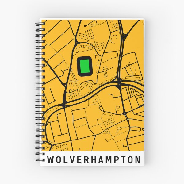 Item preview, Wolverhampton Wanderers FC Map designed and sold by Hollymphoto.