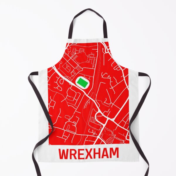 Item preview, Wrexham FC map designed and sold by Hollymphoto.