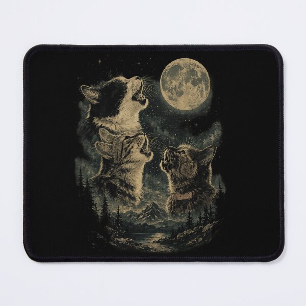 Item preview, Howling cats designed and sold by optical-intruse.