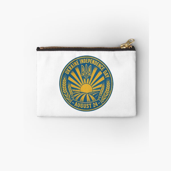 Item preview, Ukraine Independence Day August 24 Tryzub Sun Wheat Emblem designed and sold by ML-Media.