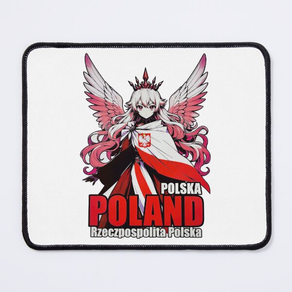 Item preview, Poland Anime Angel Winged Polska Rzeczpospolita Flag Cape designed and sold by Amber Sky Creations.
