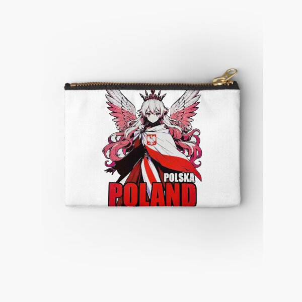 Item preview, Poland Anime Angel Winged Polska Rzeczpospolita Flag Cape designed and sold by Amber Sky Creations.
