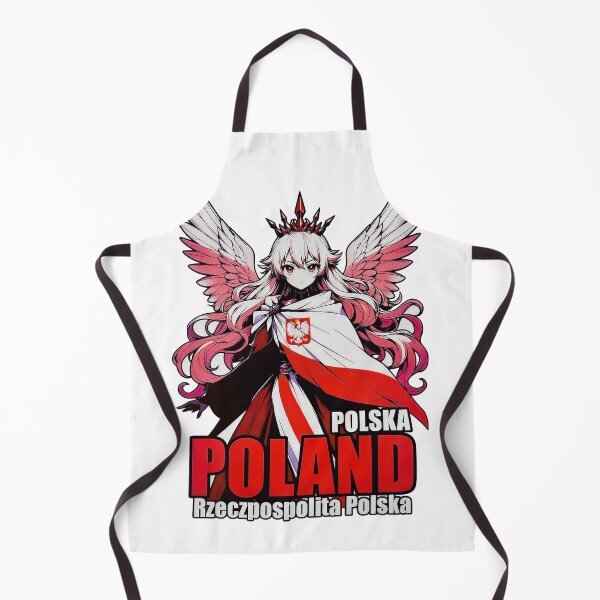 Item preview, Poland Anime Angel Winged Polska Rzeczpospolita Flag Cape designed and sold by Amber Sky Creations.