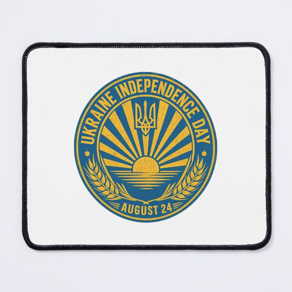 Item preview, Ukraine Independence Day August 24 Tryzub Sun Vintage Emblem designed and sold by ML-Media.