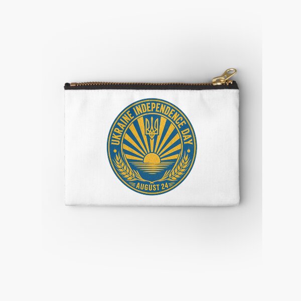 Item preview, Ukraine Independence Day August 24 Tryzub Sun Vintage Emblem designed and sold by ML-Media.