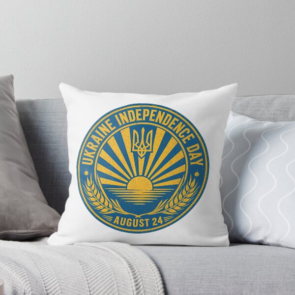 Item preview, Ukraine Independence Day August 24 Tryzub Sun Vintage Emblem designed and sold by ML-Media.