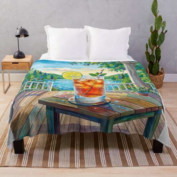 Aperçu de l'œuvre Cold Glass Of Summer Ice Tea créée et vendue par Home Decor Art.