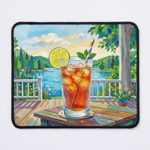 Item preview, Cold Glass Of Summer Ice Tea designed and sold by Home Decor Art.