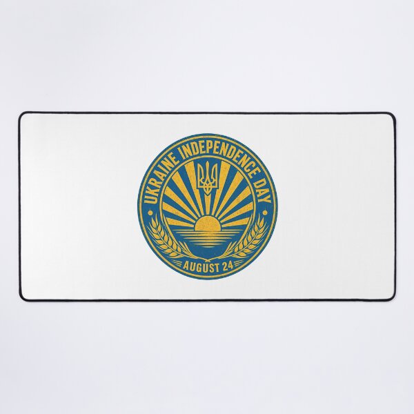Item preview, Ukraine Independence Day August 24 Tryzub Sun Vintage Emblem designed and sold by ML-Media.