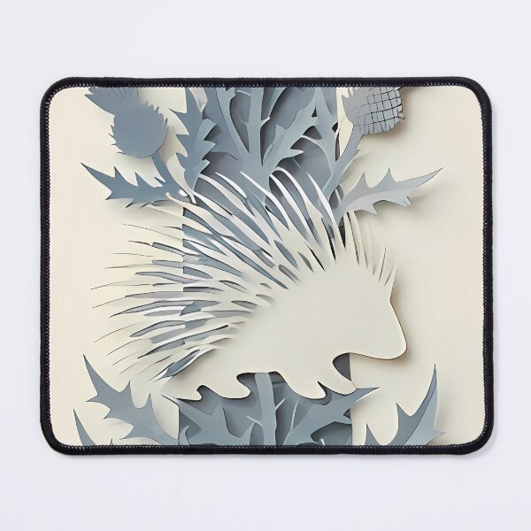 Item preview, The Porcupine’s Spirit - Botanical Papercut | Verdia Collection designed and sold by Verdiami.