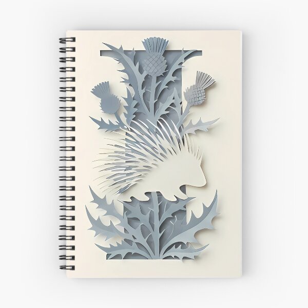 Item preview, The Porcupine’s Spirit - Botanical Papercut | Verdia Collection designed and sold by Verdiami.