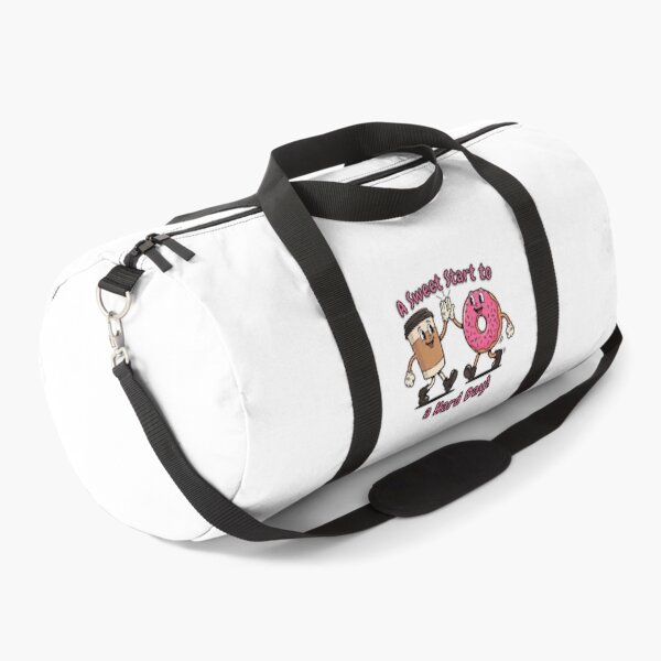Item preview, A Sweet Start to a Hard Day - Retro 1930s Coffee & Donut Cartoon designed and sold by KozbiDesign.